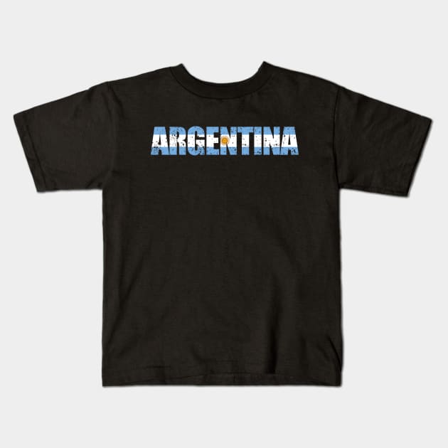 Argentina Buenos Aires Kids T-Shirt by Design Malang